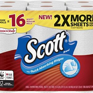 Scott Towels 6 HUGE rolls