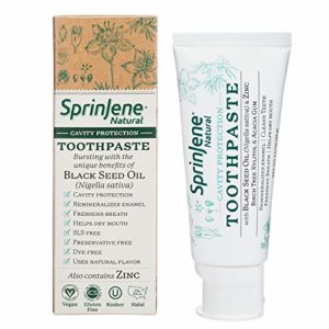 SprinJene Natural¨ Adult Cavity Protection Toothpaste - 2 Pack Bundle