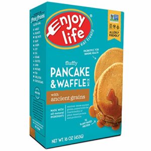 Enjoy Life Baking Mixes, Soy free, Nut free, Gluten free, Dairy free, Non GMO, Vegan, Pancake + Waffle Mix, 16 Ounce Box