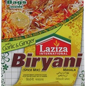 Laziza Biryani Masala, 100-Gram Boxes (Pack of 6)