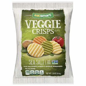 Eatsmart Snacks Veggie Crisps, Sea Salt, 1.25 Ounce (Pack of 8)