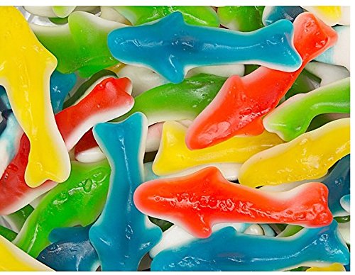 Sharks Gummy Candy, Assorted Color - 5 Lbs
