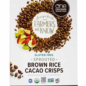 One Degree Organic Foods Veganic Sprouted Brown Rice Cacao Crisps -- 10 oz - 2 pc