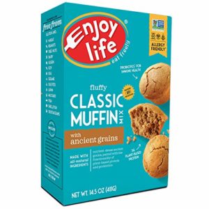 Enjoy Life Baking Mixes, Soy free, Nut free, Gluten free, Dairy free, Non GMO, Vegan, Muffin Mix, 14.5 Ounce Box