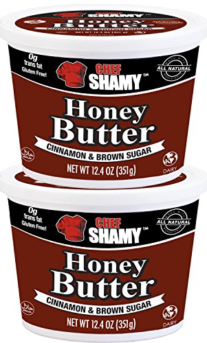 Chef Shamy Honey Butter, Cinnamon Brown Sugar (Pack of 2)