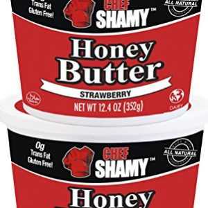 Chef Shamy Butter, Strawberry Honey, 12.4 Ounce (Pack of 2)
