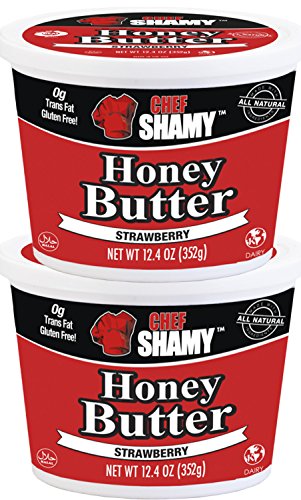 Chef Shamy Butter, Strawberry Honey, 12.4 Ounce (Pack of 2)