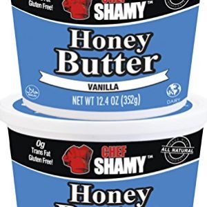 Chef Shamy Honey Butter, Vanilla Bean, 16 Ounce (Pack of 2)