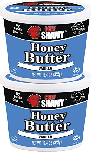 Chef Shamy Honey Butter, Vanilla Bean, 16 Ounce (Pack of 2)