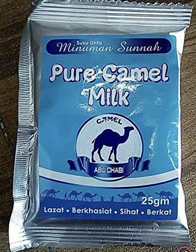 "Abu Dhabi" Camel MILK Powder Halal Protein Calcium 25 grams 5 sachets