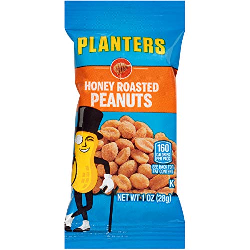 Planters Honey Roasted Peanuts (1 oz Bags, Pack of 144)