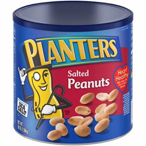Planters Salted Peanuts (56 oz Canister)