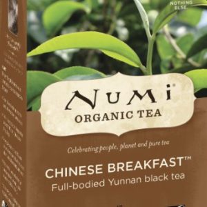 Numi Organic Tea Chinese Breakfast, Full Leaf Tea Bags, 18 Count