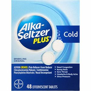 Alka-Seltzer Plus Cold Medicine, 48 Count