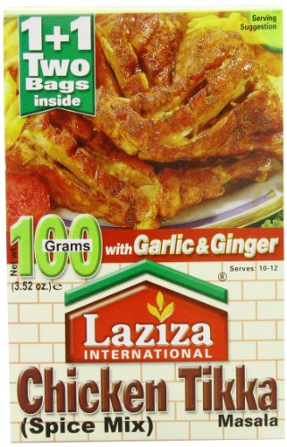 Laziza Chicken Tikka Masala, 100-Gram Boxes (Pack of 6)