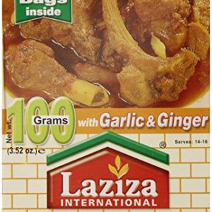 Laziza Quorma (korma) Masala (Garlic and Ginger), 100-Gram Boxes (Pack of 6)