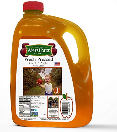 White House Foods Fresh Pressed Apple Cider (1 Gallon)