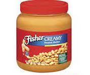 Fisher Natural Peanut Butter Creamy, 35-Pound Pail