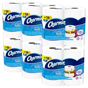 Charmin Ultra Soft Toilet Paper, Bath Tissue, Mega Roll, 24 Count