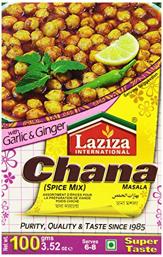 Laziza Chana Masala, 100-Gram Boxes (Pack of 6)