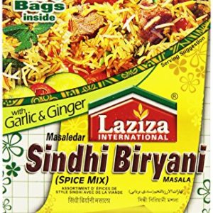 Laziza Sindhi Biryani Masala, 130-Gram Boxes (Pack of 6)