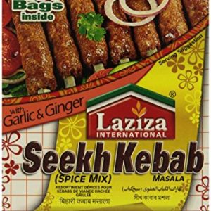 Laziza Seekh Kabab Masala, 100-Gram Boxes (Pack of 6)