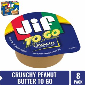 Jif To Go Crunchy Peanut Butter, 8 Count