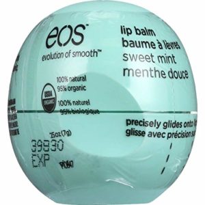 EOS Products Lip Balm - Organic - Smooth Sphere - Sweet Mint - 0.25 oz