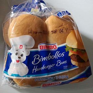 Bimbo Hamburger Buns, 8 ct (2 pack)