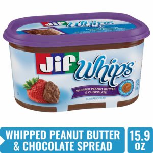 Jif Whipped Peanut Butter and Chocolate Flavored Spread, 15.9 oz.