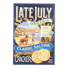 Late July Organic - Classic Saltine Crackers - 6 oz (pack of 2)
