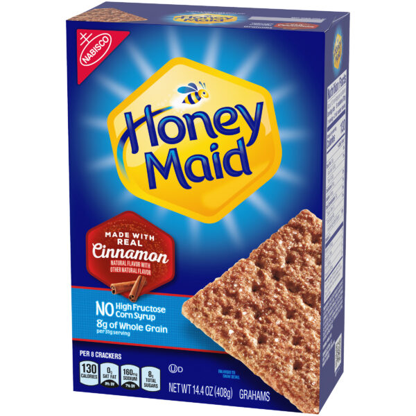 Honey Maid Grahams Cinnamon Crackers, 14.4-Ounce Boxes (Pack of 12)