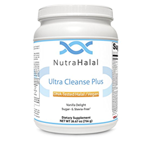 NutraHalal Ultra Cleanse Complete - Halal DNA Tested Vegan Protein Blend Supplement - Contains Aminogen, Quatrefolic and Methylcobalamin - 756 Grams