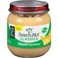 Beech-Nut Classics, Chiquita Bananas, 4 Ounce