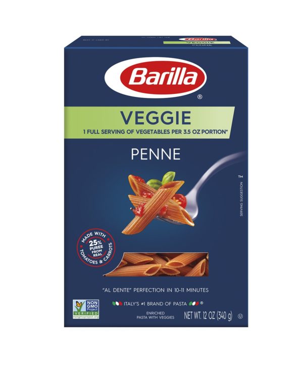 Barilla Veggie Pasta, Penne, 12 Ounce