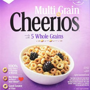 General Mills Multigrain Cheerios Cereal, Lightly Sweetened, 37.5 Ounce