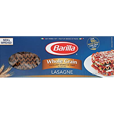 Barilla Whole Grain Pasta, Lasagne, 13.25 Ounce