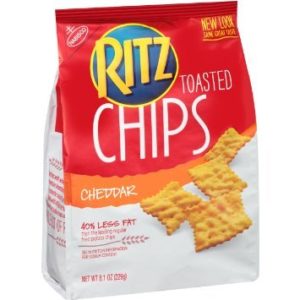 Ritz Toasted Chips - Cheddar (pack of 4)