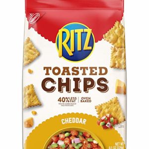 Ritz Toasted Chips, Cheddar, 8.1 Ounce