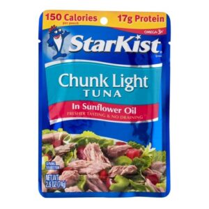 Starkist Chunk Light Tuna In Sunflower Oil, 2.6-Ounce Pouch