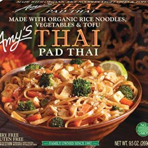 Amy's Pad Thai, Made with Organic Rice Noodles, Vegetables & Tofu, Non GMO, 9.5-Ounce