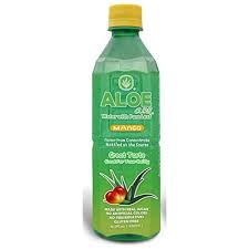 Mango AloeCure Juice with Pulp, Aloe Vera Drink Pack of 12 500ml Bottles