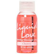 Liquid Love Warming Massage Lotion 1 Ounce Cherry
