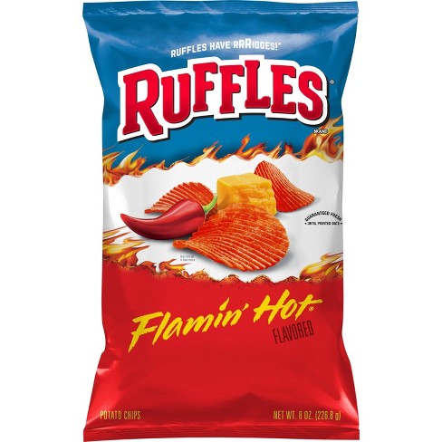 Ruffles Flaming Hot Potato Chips - 8.5oz Party Bag
