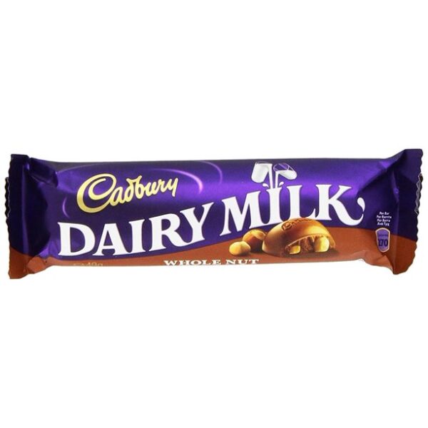 Cadbury Whole Nut, 1.73-Ounce Bars (Pack of 12)