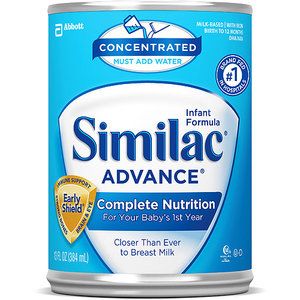 Similac Advance Infant Formula with Iron, Concentrated Liquid, 13-Fluid Ounces (384 ml)