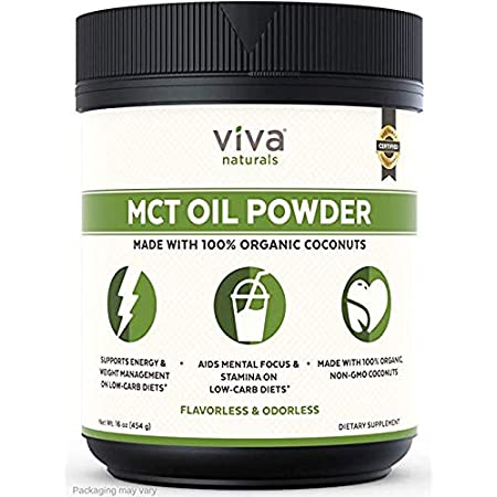 Viva Naturals MCT Oil Powder, 16 oz
