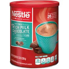 NESTLE HOT COCOA Mix Fat Free Rich Milk Chocolate Flavor 7.33 Oz. (Pack of 2)