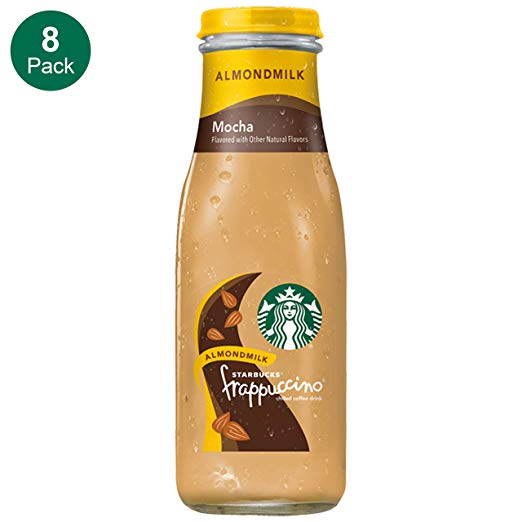 Starbucks Almond Milk Frappuccino, Mocha, 13.7 Fl. Oz (8 Count)