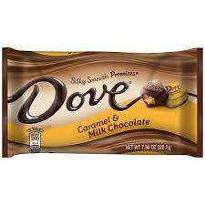 Dove Promises Caramel and Milk Chocolate Candy Bag, 7.61 Oz